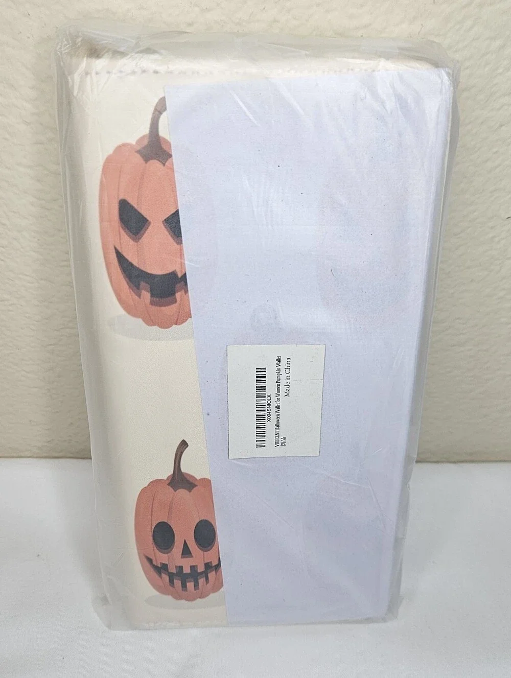 Jack-o'-Lantern Pumpkin Wallet/Wristlet NEW